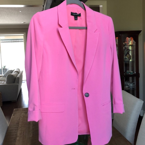 halogen pink blazer